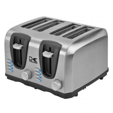 Kalorik 4 Slice Stainless Steel Toaster