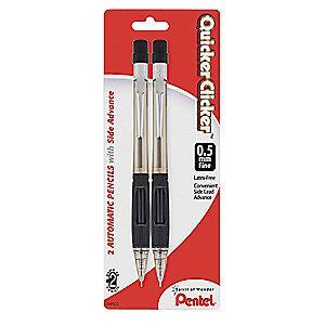 Pentel Mechanical Pencil, 0.5mm, Smoke, PK2