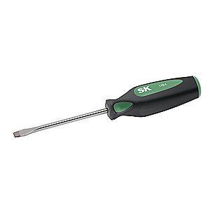 SK Steel Screwdriver with 4" Shank and 3/16" Keystone Slotted Tip