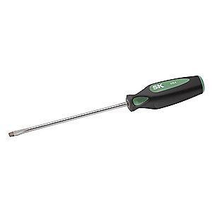 SK Steel Screwdriver with 6" Shank and 3/16" Keystone Slotted Tip