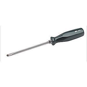 SK Steel Screwdriver with 6" Shank and 1/4" Keystone Slotted Tip