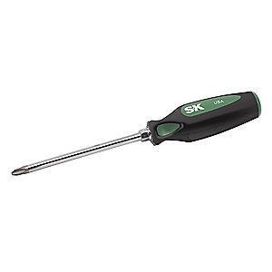 SK Steel Screwdriver with 6" Shank and #3 Phillips Tip