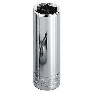 SK 9/16" Alloy Steel Socket with 3/8" Drive Size and Chrome Finish