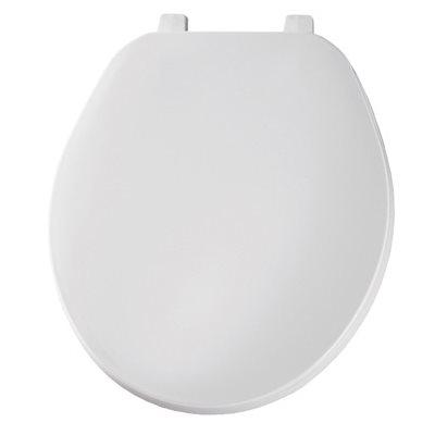 Bemis Mayfair Round Plastic Toilet Seat, White
