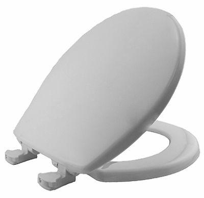 Bemis Mayfair Round Toilet Seat, Plastic, White