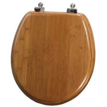 Bemis Toilet Seat, Round, Solid Bamboo