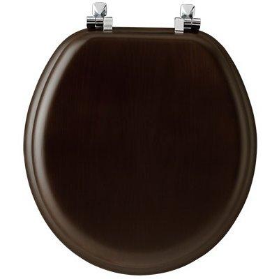 Bemis Toilet Seat, Round, Walnut Wood Veneer