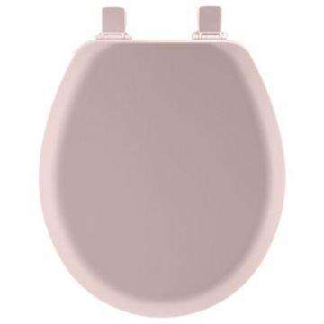 Bemis Toilet Seat, Round, Pink Wood