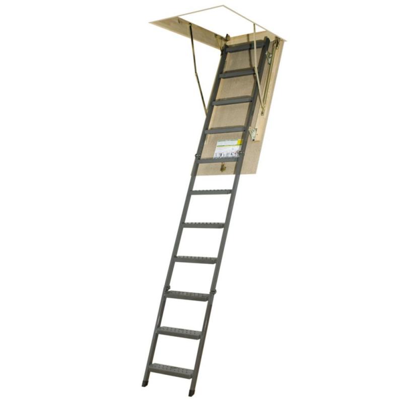 Fakro Attic Ladder (Metal Basic) OWM 25x54 300 lbs 10 ft 1 in