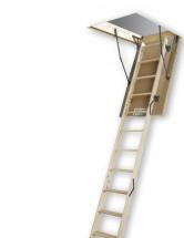 Fakro Attic Ladder (Wooden Basic DIY) LWS-M 27 1/2 x 47 300lbs 9ft2in