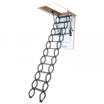 Fakro Attic Ladder (Scissor Insulated) LST 22 1/2 x 47 300 lbs 9 Feet 6 Inch