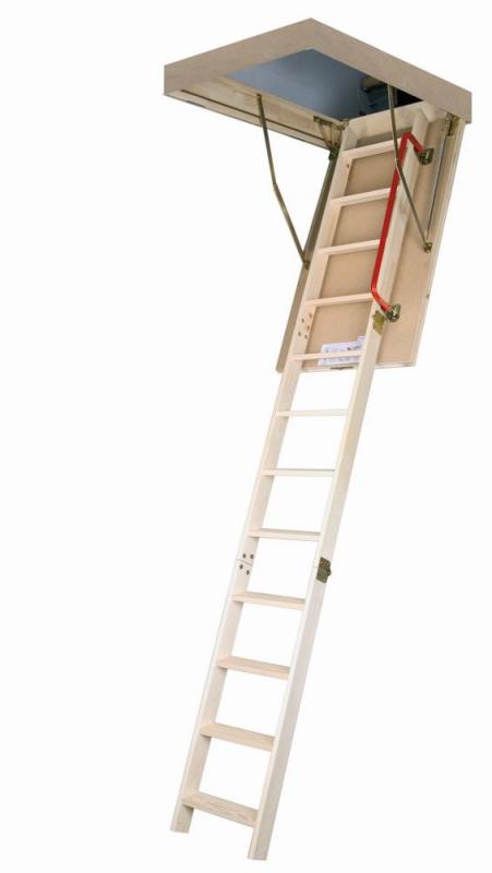 Fakro Attic Ladder (Wooden insulated) LWP 25x54 300 lbs 10 ft 1 in