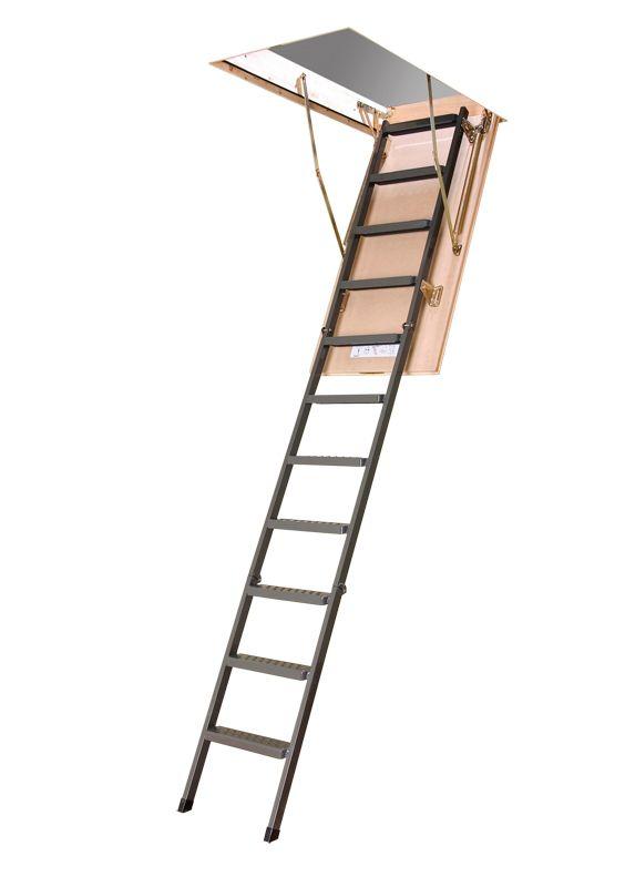 Fakro Attic Ladder (Metal Insulated) LMS 22 1/2 x 54 350lbs 10ft 1in