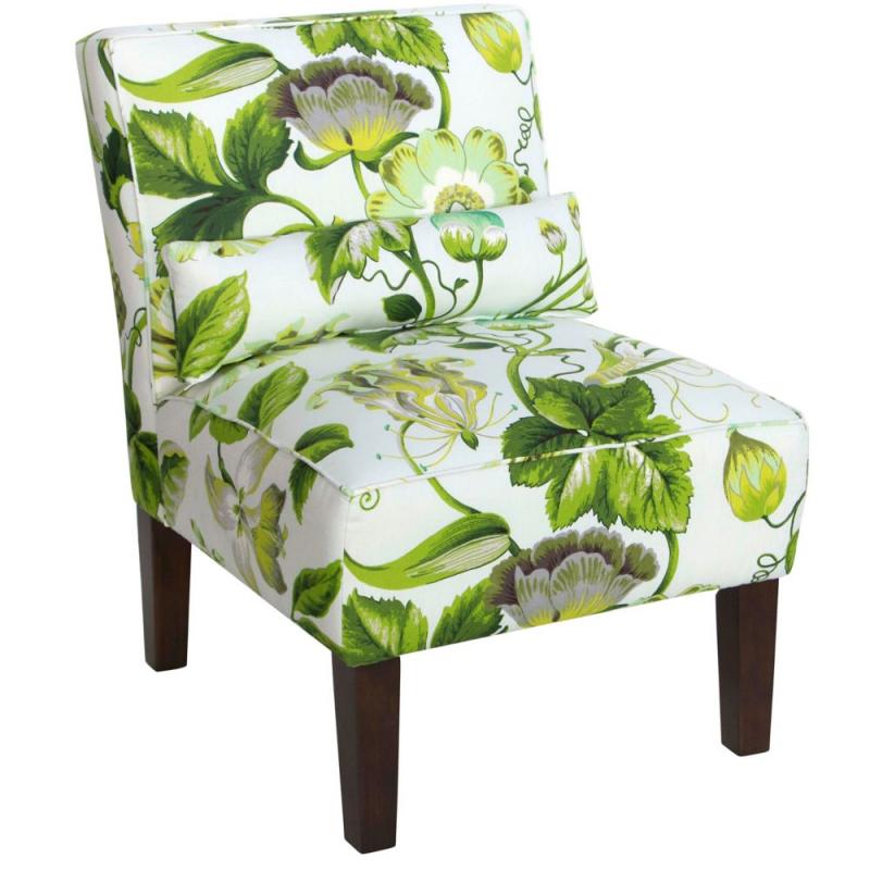 Skyline Armless Chair In Grandiflora Jardin