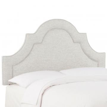 Skyline Twin Arched Border Headboard In Groupie Oyster