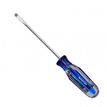 Husky 1/8  Inch  x 3  Inch  Pocket Slotted Screwdriver with Acetate Handle