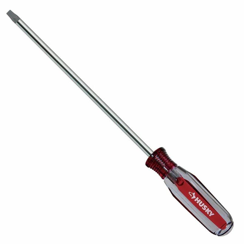Husky 2 x 8  Inch  Square Screwdriver with Acetate Handle