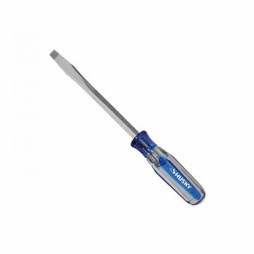 Husky 5/16  Inch  x 6  Inch  Slotted Screwdriver with Acetate Handle