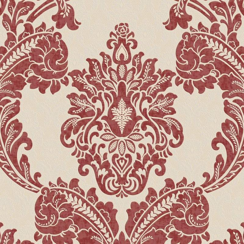 Graham & Brown Regent Red/Cream Wallpaper