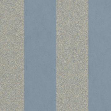 Graham & Brown Artisan Stripe Blue/Gold Wallpaper