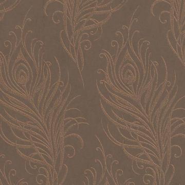Graham & Brown Quill Copper/Brown Wallpaper