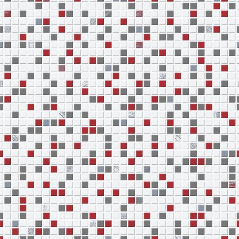 Graham & Brown Checker Red/Grey/White Wallpaper