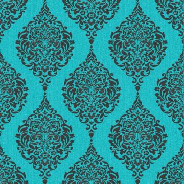 Graham & Brown Luna Turquoise/Charcoal Wallpaper