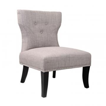 Corliving Antonio Lounge Chair In Woven Grey