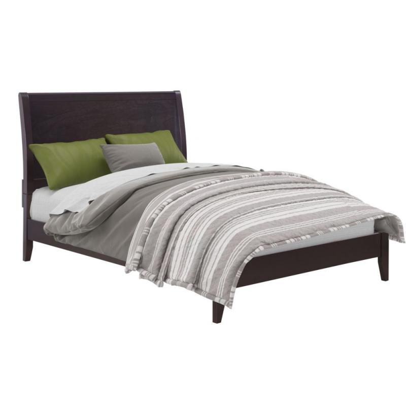 Corliving Ashland Full/Double Bed In Dark Cappuccino
