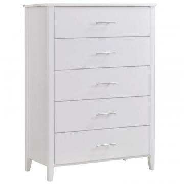 Corliving Ashland Chest Of Drawers In Snow White