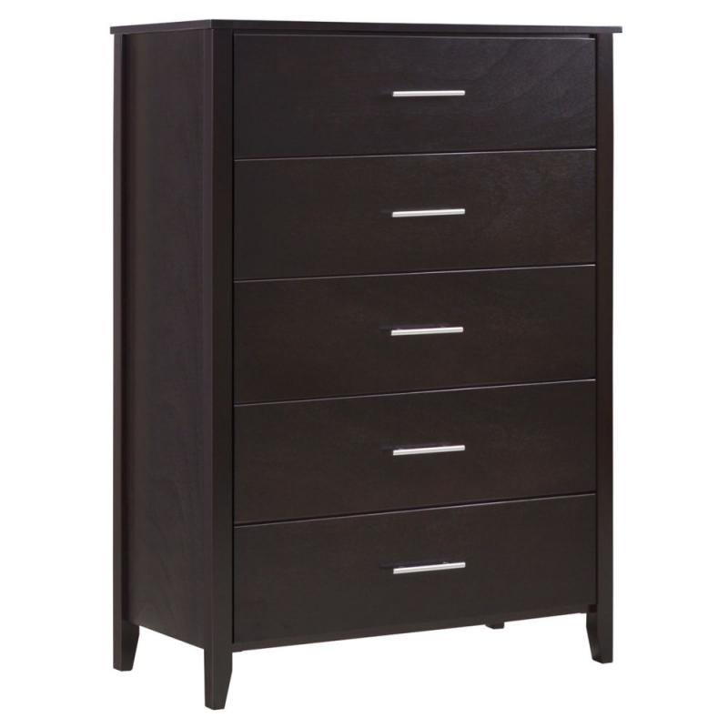 Corliving Ashland Chest Of Drawers In Dark Cappuccino