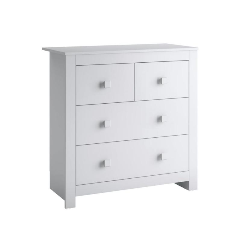 Corliving Madison Chest Of Drawers In Snow White