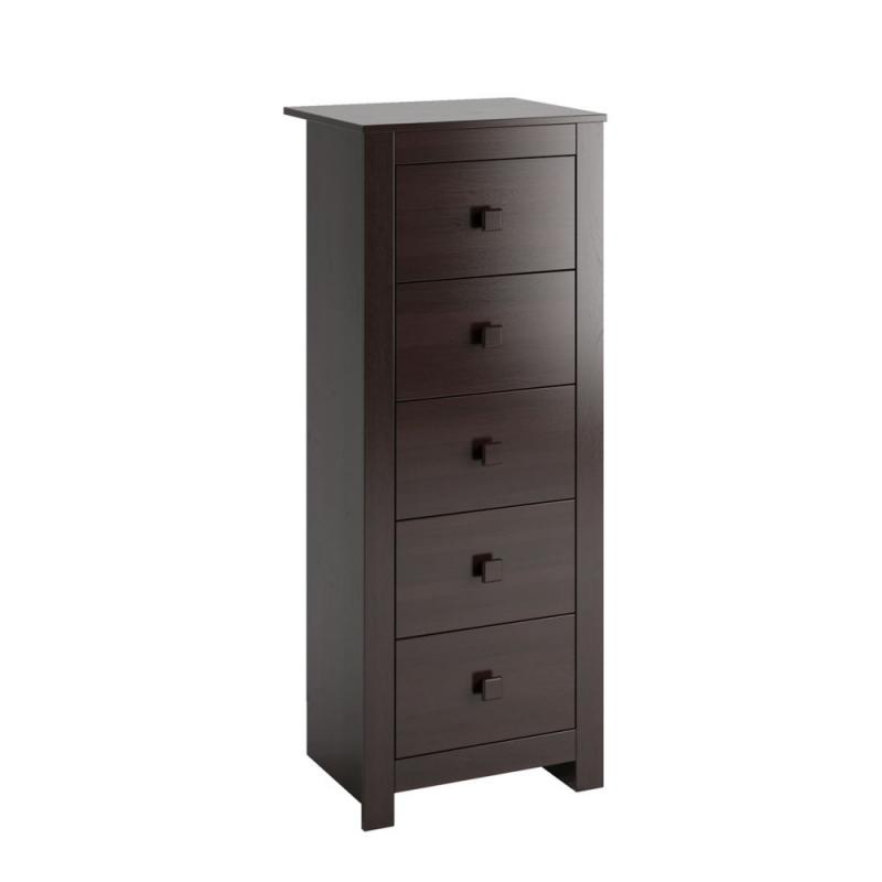 Corliving Madison Tall Boy Chest Of Drawers In Rich Espresso