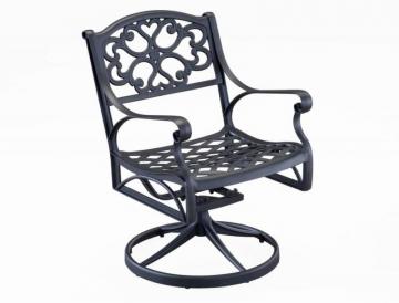 Home Styles Swivel Chair Black Finish