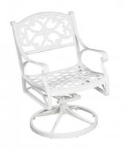 Home Styles Swivel Chair White Finish