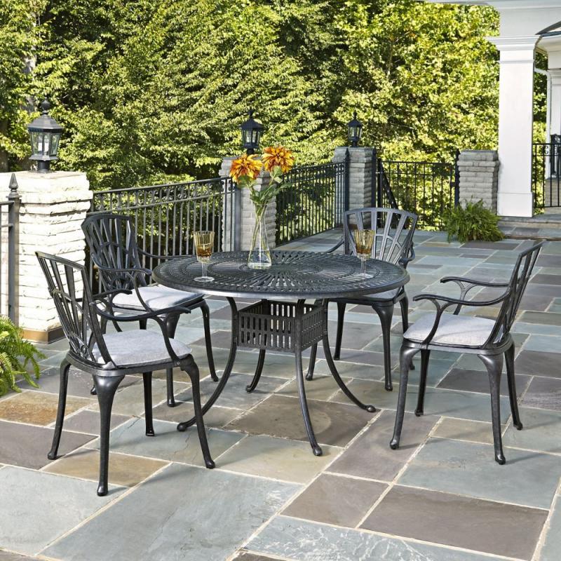 Home Styles Largo 5-Piece Patio Dining Set with Cushions