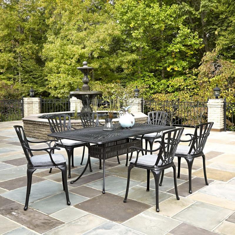 Home Styles Largo 7-Piece Patio Dining Set with Cushions