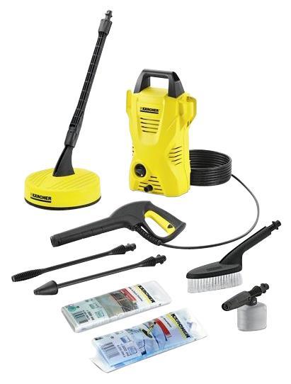 Karcher 1400W 110 Bar Cold Pressure Washer with Patio Cleaner - 230V