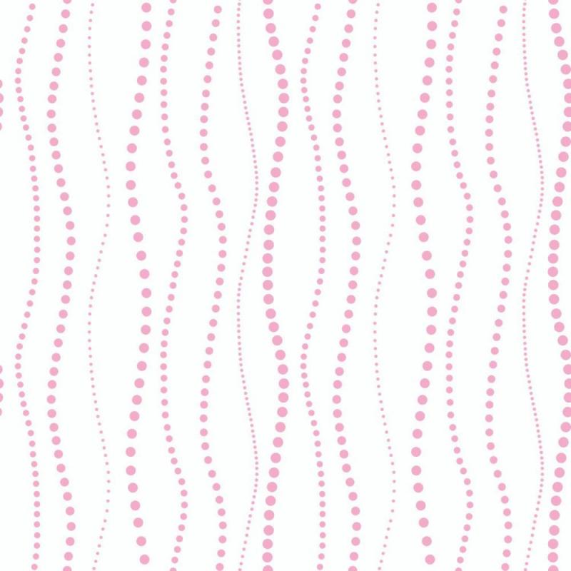 York Room To Grow Dotty Stripe Wallpaper