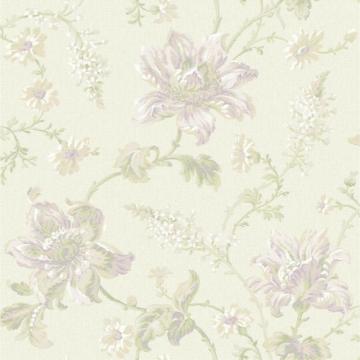 York Sapphire Oasis  Floral Wallpaper