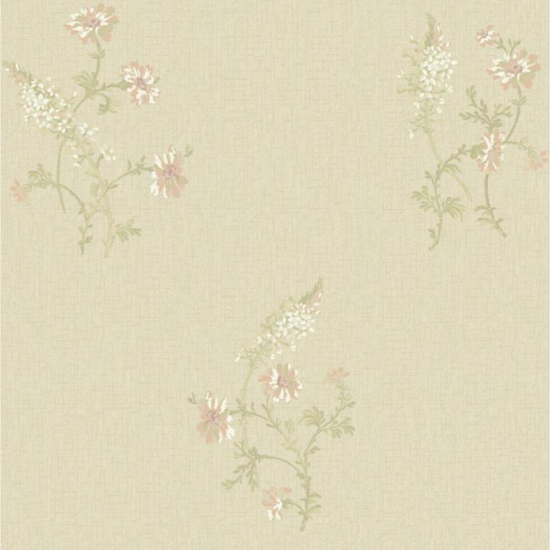 York Sapphire Oasis  Flora Wallpaper