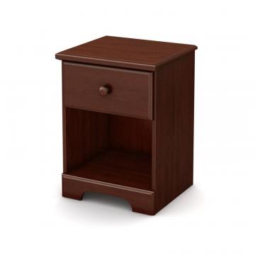 South Shore Summer Breeze 1-Drawer Night Stand, Royal Cherry