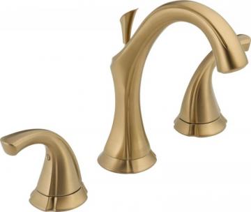 Delta Addison 8" Widespread 2-Handle Bathroom Faucet in Champagne Bronze Finish
