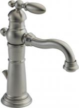 Delta Victorian Single Hole Single-Handle High-Arc Bathroom Faucet in Stainless Finish