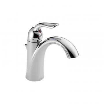 Delta Lahara Single-Handle Bathroom Faucet in Chrome Finish