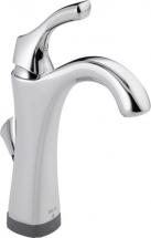Delta Addison Single Hole Single-Handle High Arc Bathroom Faucet with Touch2O in Chrome Finish