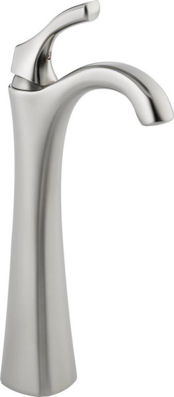 Delta Addison Single Hole Single-Handle High-Arc Bathroom Faucet in Stainless Finish