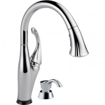 Delta Addison Single Handle Pull-Down Kitchen Faucet Featuring Touch2O Technology