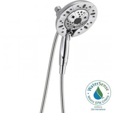 Delta In2ition 2-in-1 Showerhead with H2Okinetic Technology