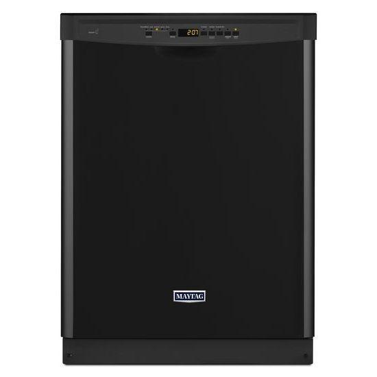 Maytag 24" Dishwasher with Stainless Steel Tub and Large Capacity in Black